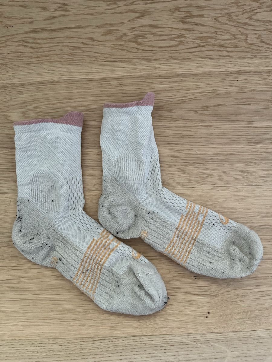 Decathlon Chaussures filles: Decathlon Wanderschuhe + Socken Mädchen, beige/rosa, Gr. 35 – D'occasion à Winterthur par jul_65qh 3