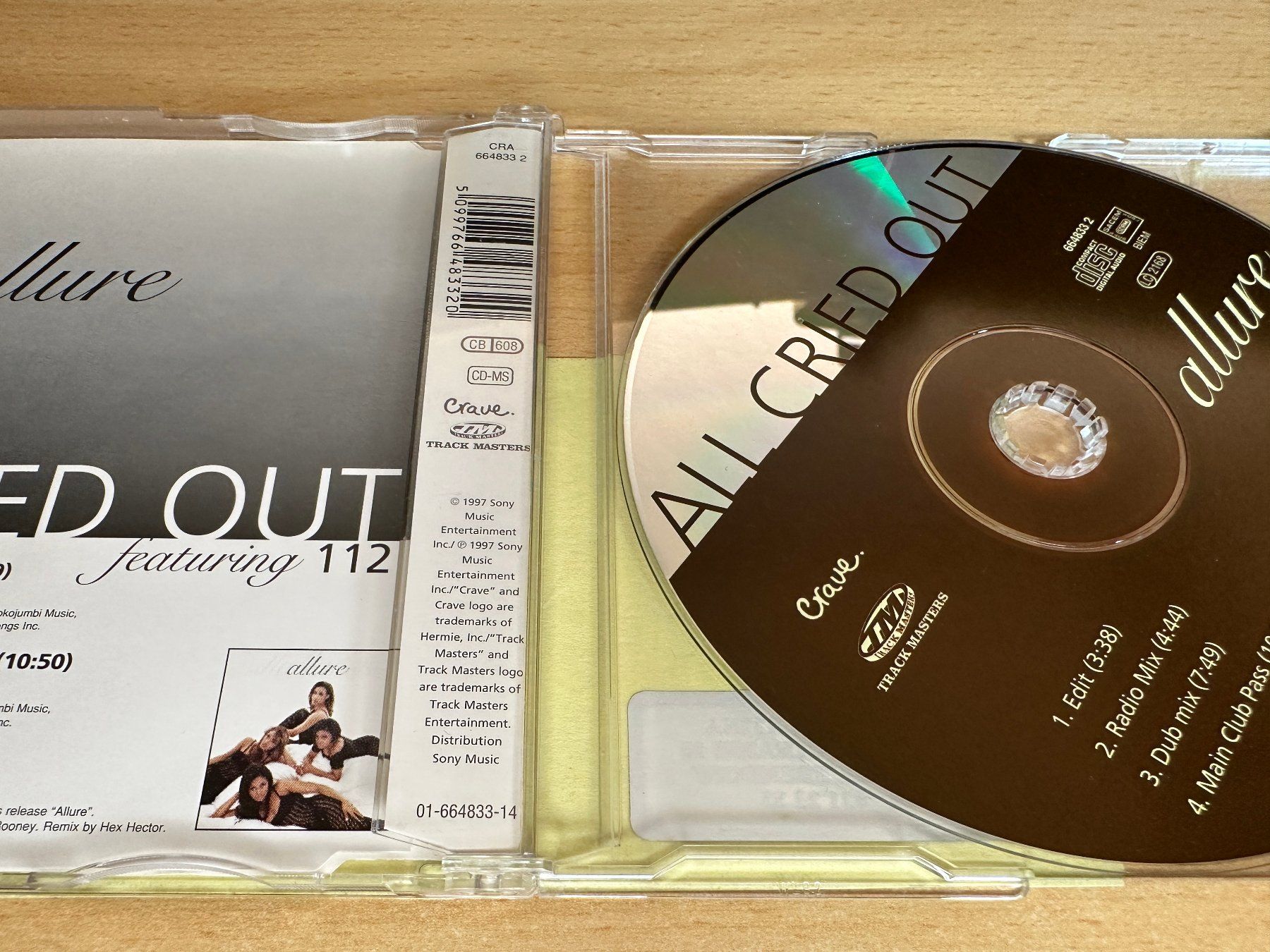 CD: Allure – All Cried Out - Maxi  Single CD – Usato da Rikon im Tösstal venduto da Alpenmutz 1