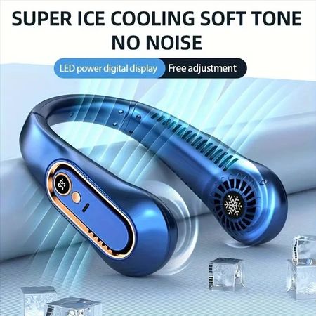 NEU Nackenventilator – 5 Modi – Erfrischende Kühlung - Blau