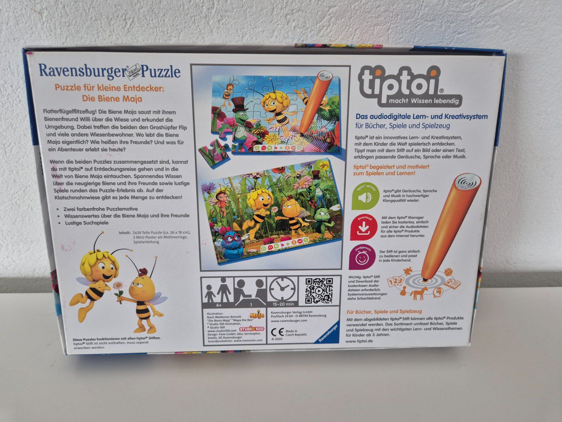 Ravensburger TipToi Puzzle Biene Maja 2 x 24 Teile, 4+ Jahre (Gebraucht ...