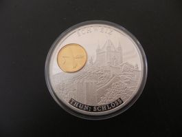 Medaille Schweiz - Schloss Thun - 1 Rappen