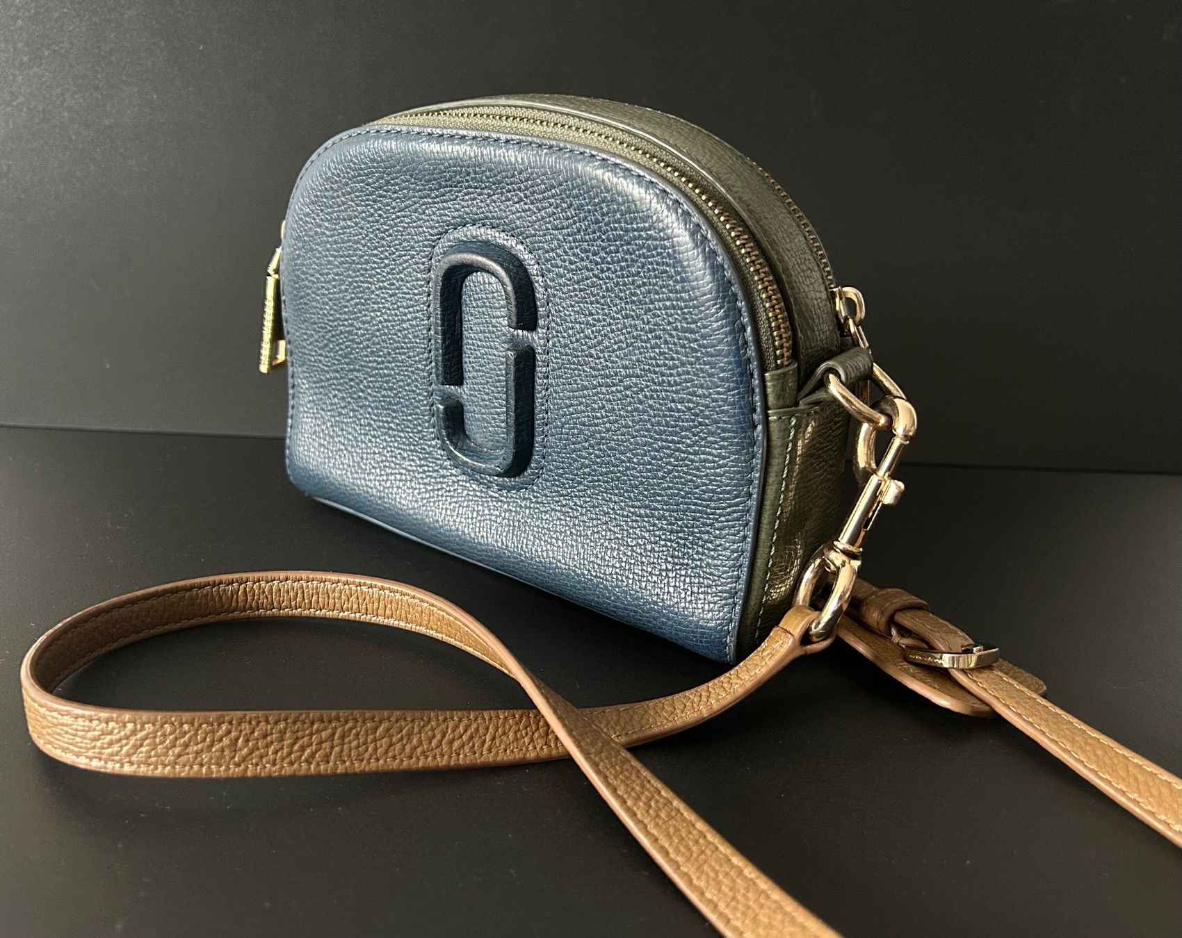 Marc Jacobs Borse da donna: Marc Jacobs Snaphot Bag, blau-grün – Usato da Zürich venduto da hatschina