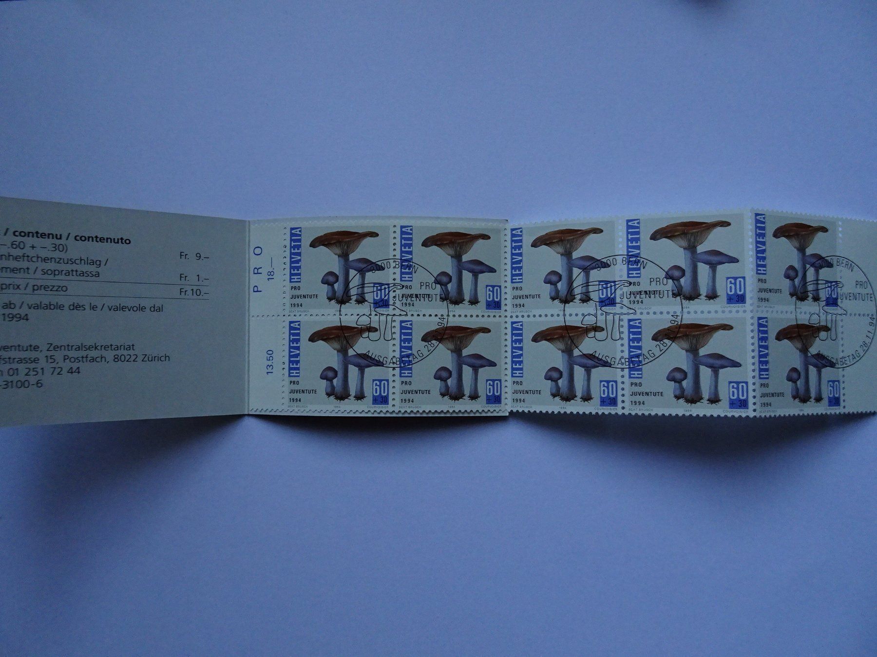Tous les timbres: PJ 1994 – Neuf (Voir description) à Aadorf par Chnorli-Furz 1