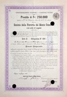 Società della Ferrovia del Monte Generoso, Lugano - 1891