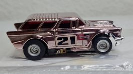 H0 Aurora AFX Super Magna Traction - '57 Chevy NOMAD CHROME