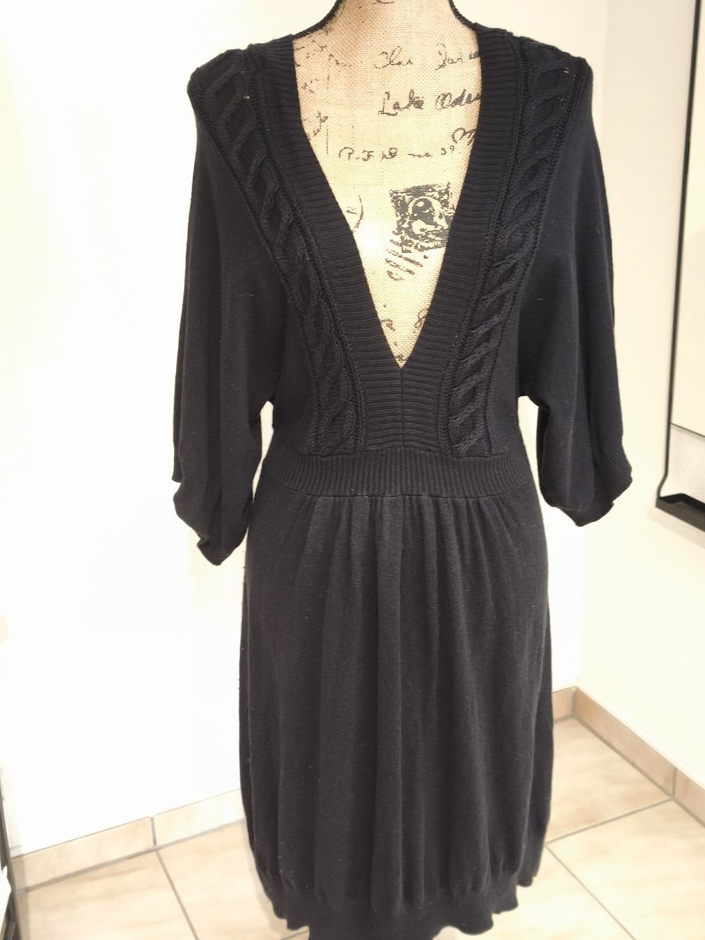 Vestiti: Strick Kleid schwarz Grösse S – Usato da Emmetten venduto da SecondhandSiska