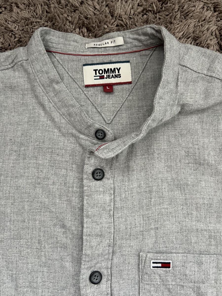 Tommy Hilfiger Camicie: Tommy Hilfiger Hemd grau – Nuovo (secondo la descrizione) da Herisau venduto da ogkosta 2