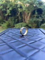 Edelstahl Ring goldfarbig 20mm Modeschmuck