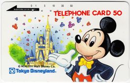 Micky Maus - seltene Disney Telefonkarte aus Japan