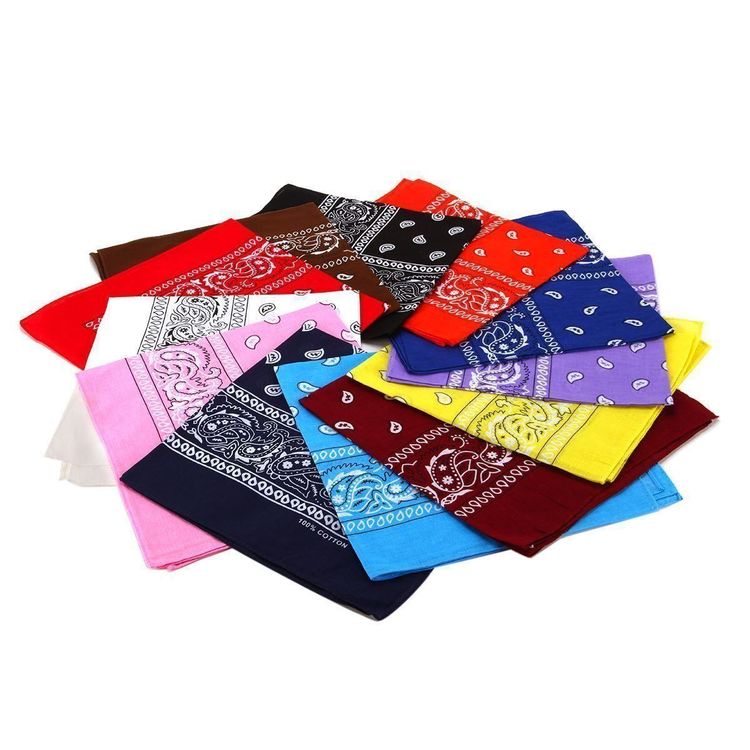 PB-SOAR Damen Halstuch Bandana 58x58cm - 23 Muster, Seide-Polyester