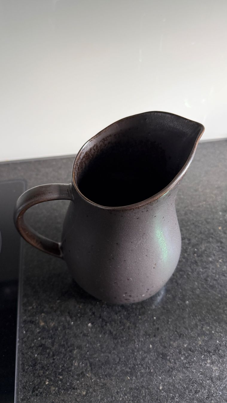 Caraffe: Steingut Krug / Karaffe, Dunkelbraun – Usato da Zürich venduto da pre_vy7t 1