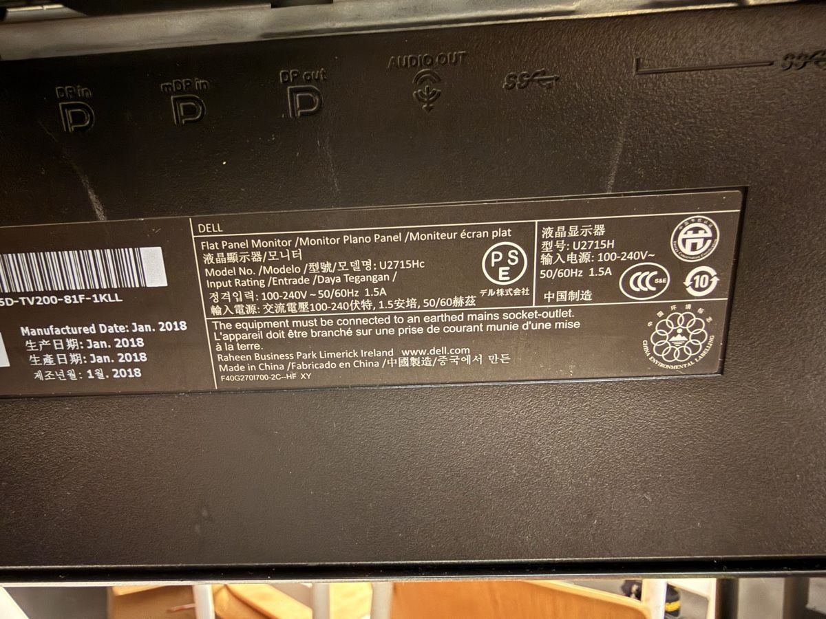 Monitore: Dell U2715H 27” QHD – Gebraucht aus Langnau am Albis von jor_v5c2 3