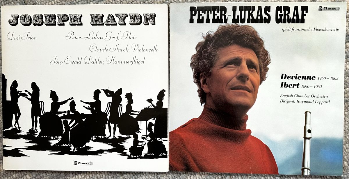 Vinyles: Flötenkonzerte mit Peter-Lukas Graf, 7 LPs – D'occasion à Lengnau BE par AgriOttu 2