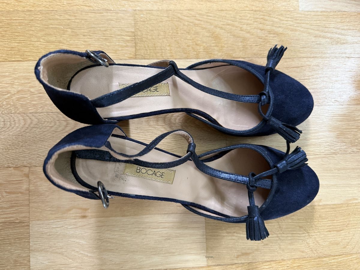 Scarpe da donna: Bocage Veloursleder Pumps - Dunkelblau – Usato da Birmensdorf ZH venduto da bal_6qhz 1