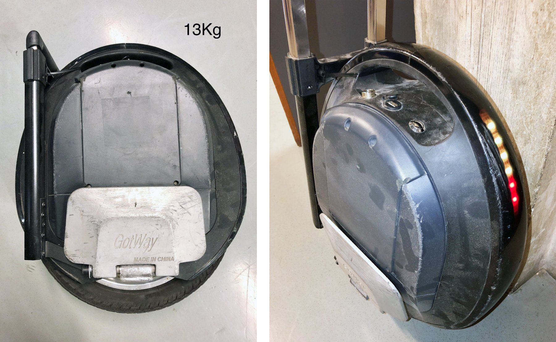 Pneumatici & Ruote complete: Gyroroue Gotway Monoroue électrique Monocycle E-roue wheel – Usato da Cointrin venduto da vrossi 6