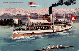 Helvetia Salondampfer 1910 auf dem Zürichsee
