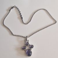 Elegante Modekette DYRBERG KERN mit Anhänger, wie neu!
