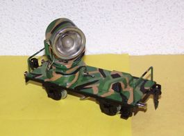 Märklin 1959  Scheinwerferwagen, mimikry, Spur 0, geprüft.