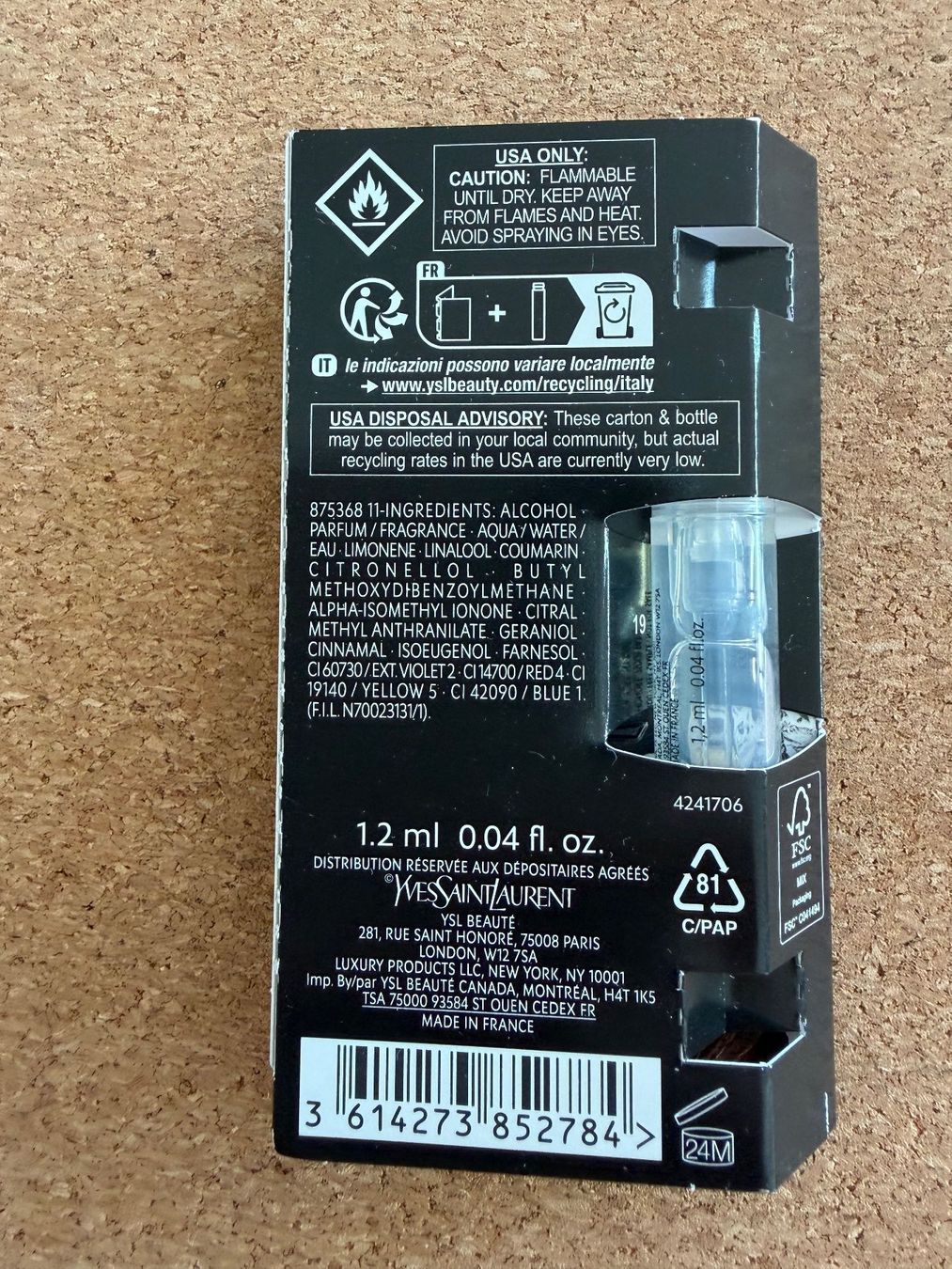 Saint Laurent Parfum & Eau de Toilette: Yves Saint Laurent Myself Eau de Parfum Sample – Neu und originalverpackt aus Wilen b. Wollerau von rosmarin13 1