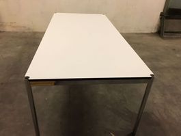 USM  Tisch 200 x100  Perlgrau Weiss 30 Stück
