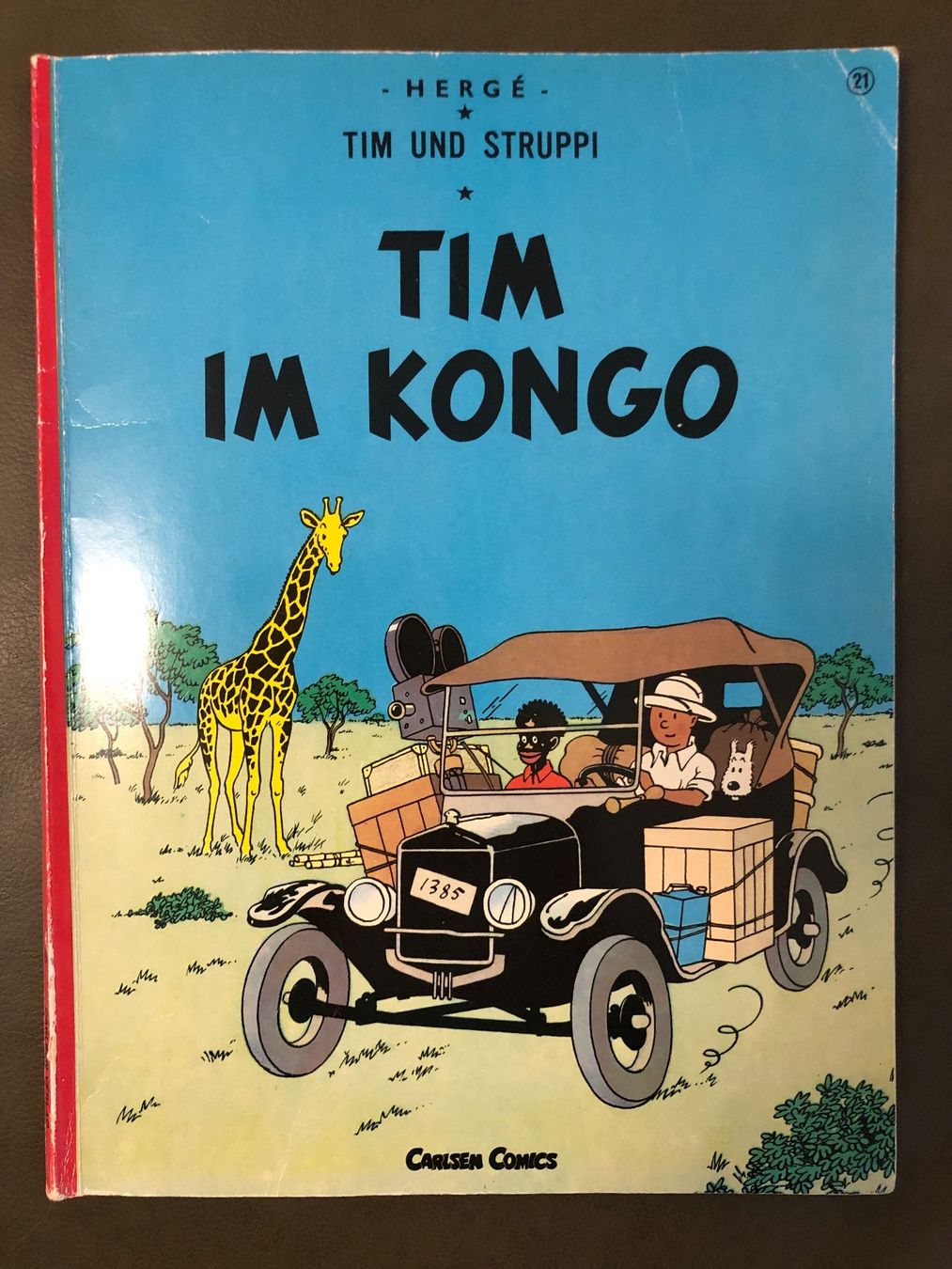 Livres: Buch Tim und Struppi Tim im Kongo – D'occasion à Nunningen par anclaudia