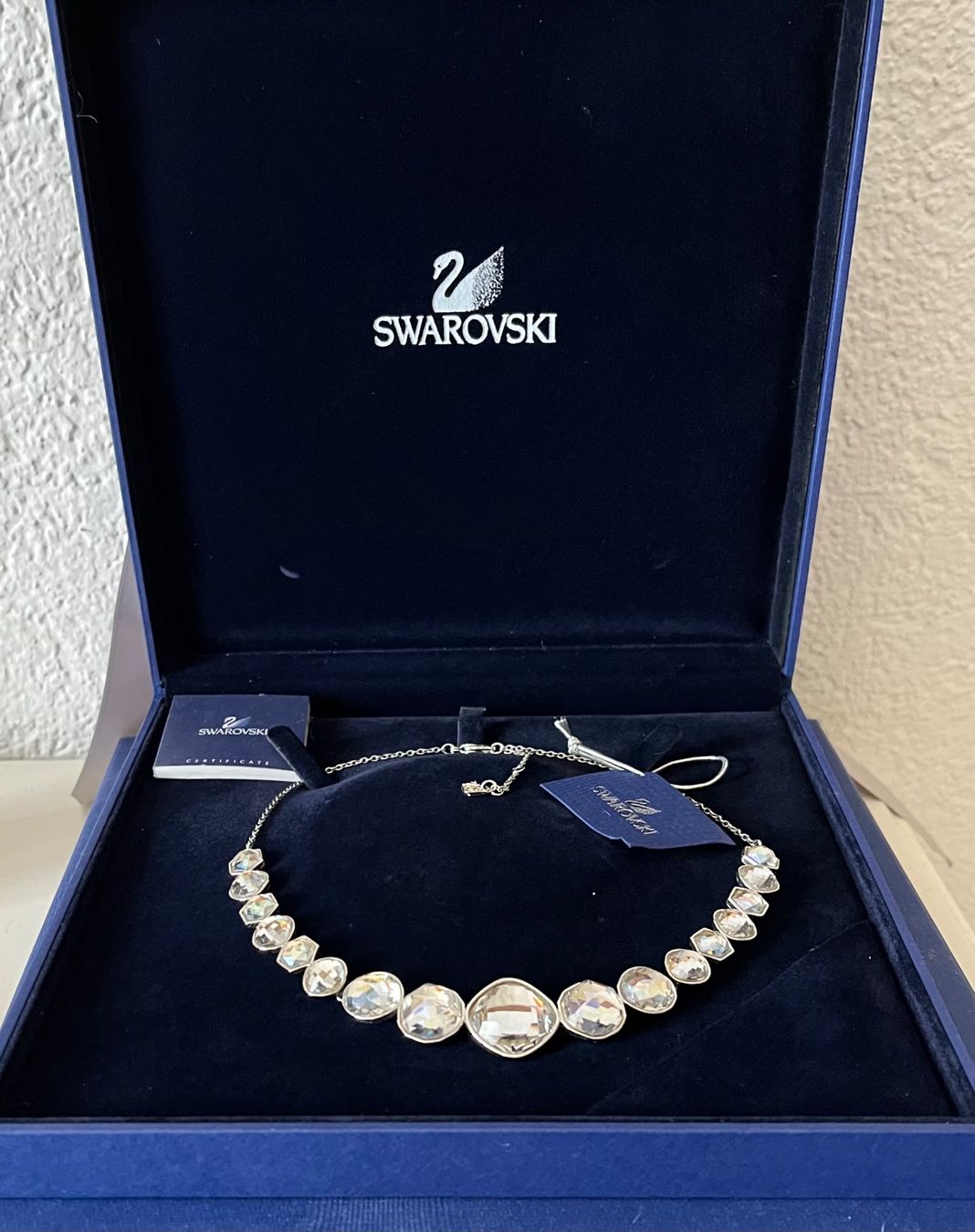 Swarovski Catenine: Swarovski Statement kette neu, original mit box – Nuovo (secondo la descrizione) da Kirchleerau venduto da Piroska05 2