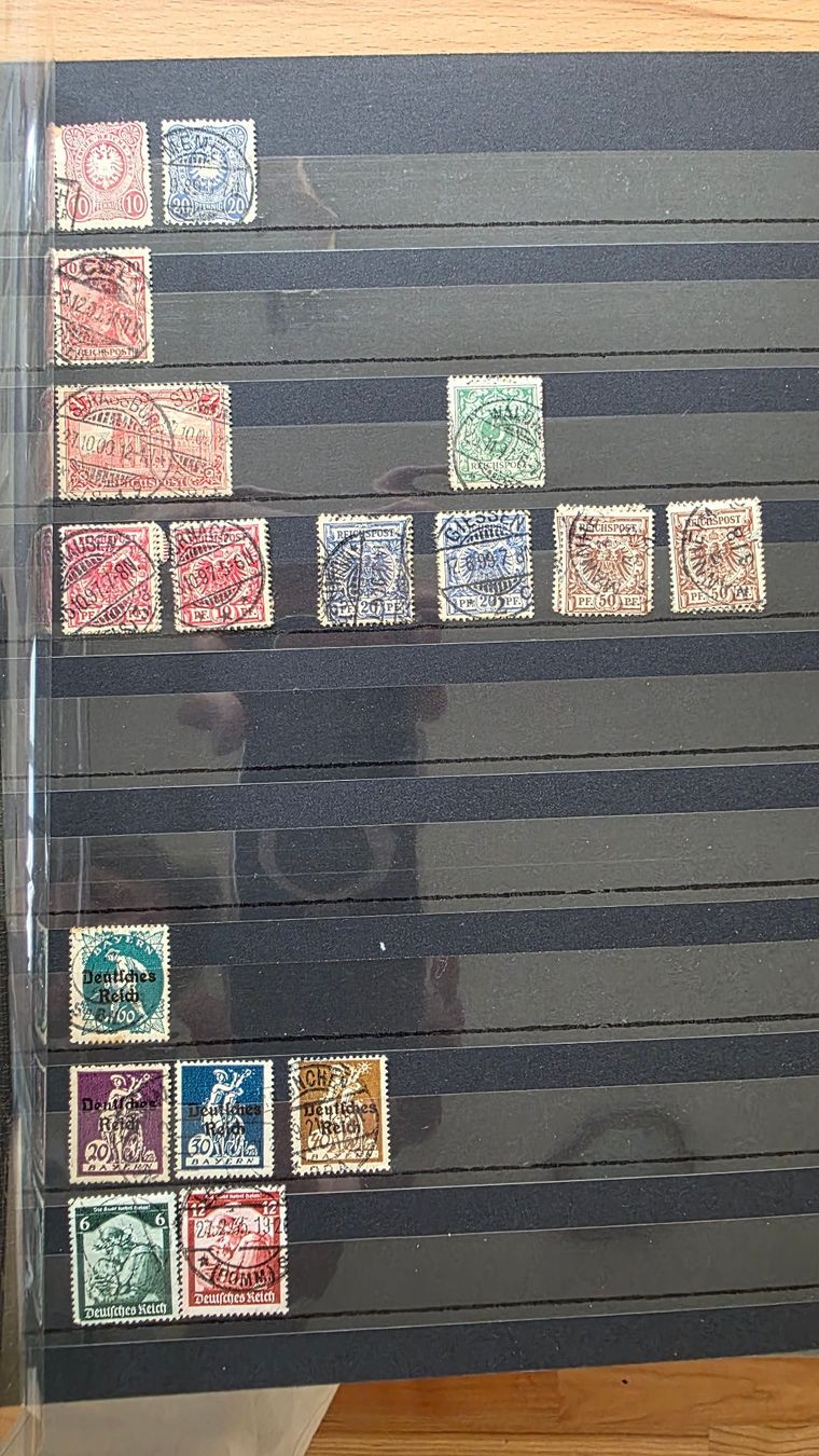Alle Briefmarken: Briefmarkensammlung Deutschland – Gebraucht aus Wettswil von Schnuebe 1
