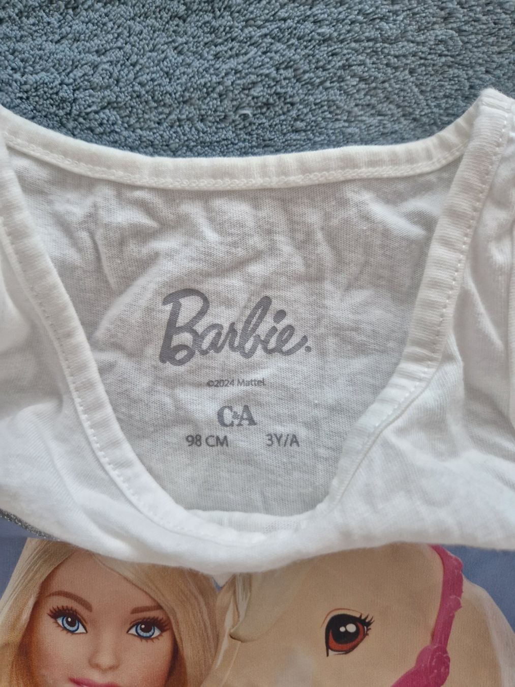 C&A Camicette, T-shirt & Top: Kurzarm Shirt grösse 98 Barbie – Usato da Heimberg venduto da Eleanor20 1