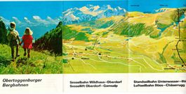 Obertoggenburger Bergbahnen 1978 - Prospekt