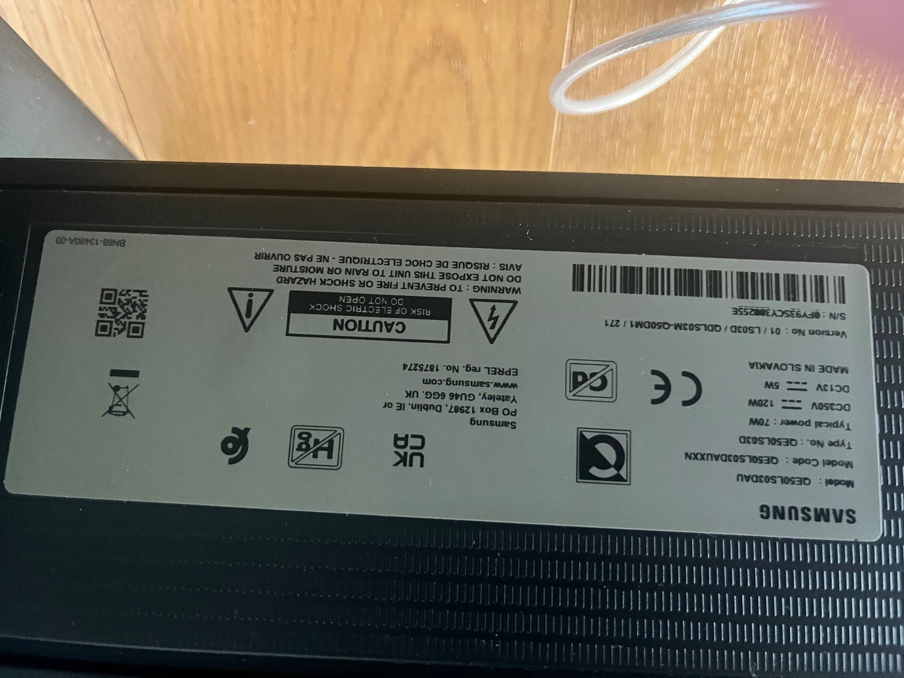 Samsung Fernseher: Samsung The Frame 50” - Box ohne Display – Defekt aus Bellach von jba03 1