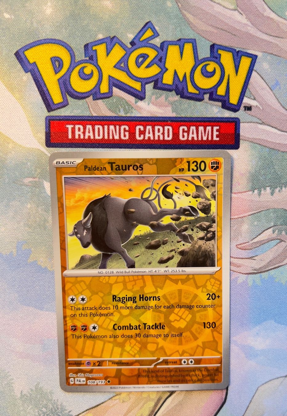 Cartoline: Tauros Reverse Holo Entwicklung in Paldea 108/193 – Nuovo (secondo la descrizione) da Sempach venduto da R-G
