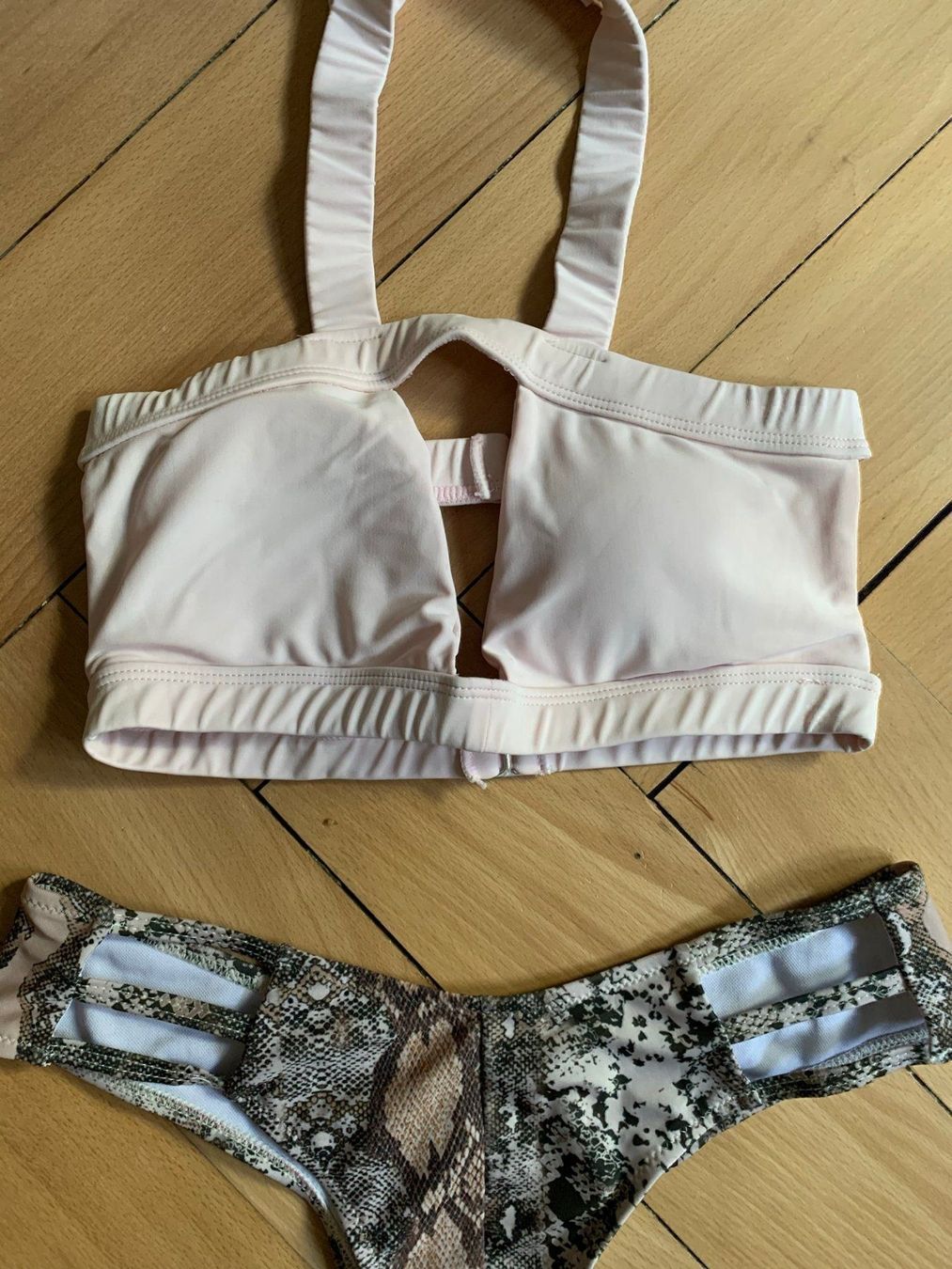 Costumi da bagno & Bikini: Bikini nude mit Reptil Print - M – Usato da Zürich venduto da Diazaio 1