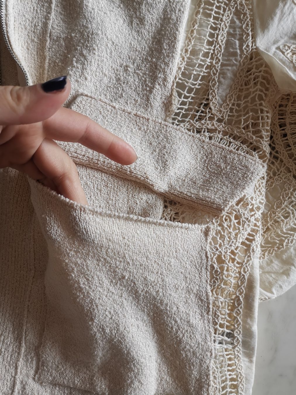 Zara Giacche: Zara Strickjacke, Häkel, Boho, ungetragen – Nuovo (secondo la descrizione) da Uerikon venduto da pink_flamingo 4