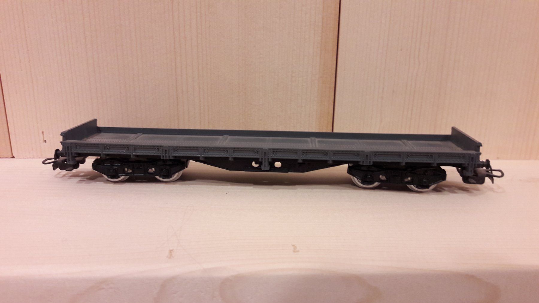 Modellini di ferrovie: Electrtren HO DC : wagon plat 4 essieux – Usato da Buttes venduto da Cafe2005 4