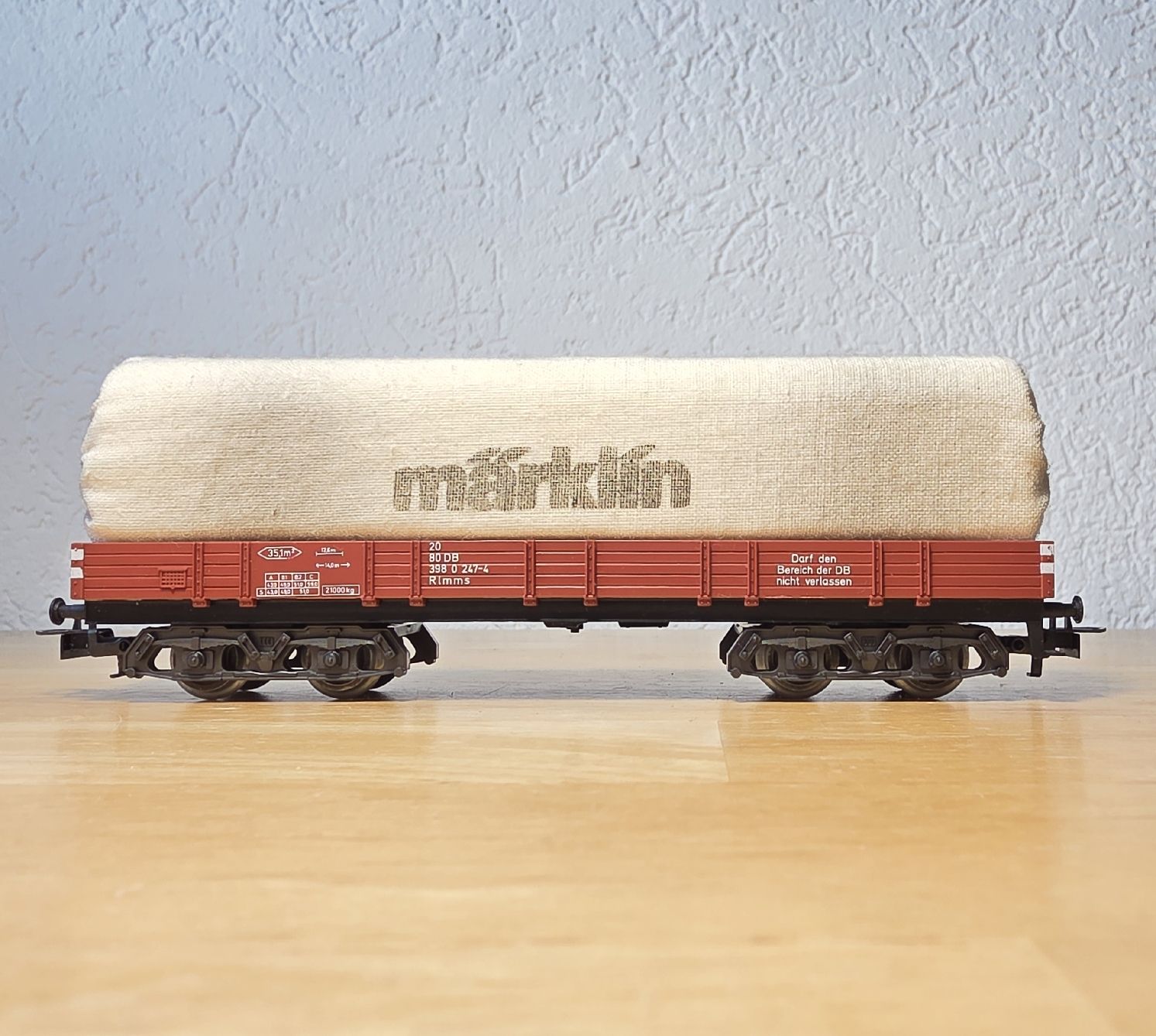 Märklin Modellini di ferrovie: Märklin HO 4475 Güterwagen mit Plane – Nuovo (secondo la descrizione) da Männedorf venduto da Modellbau-wyss 1