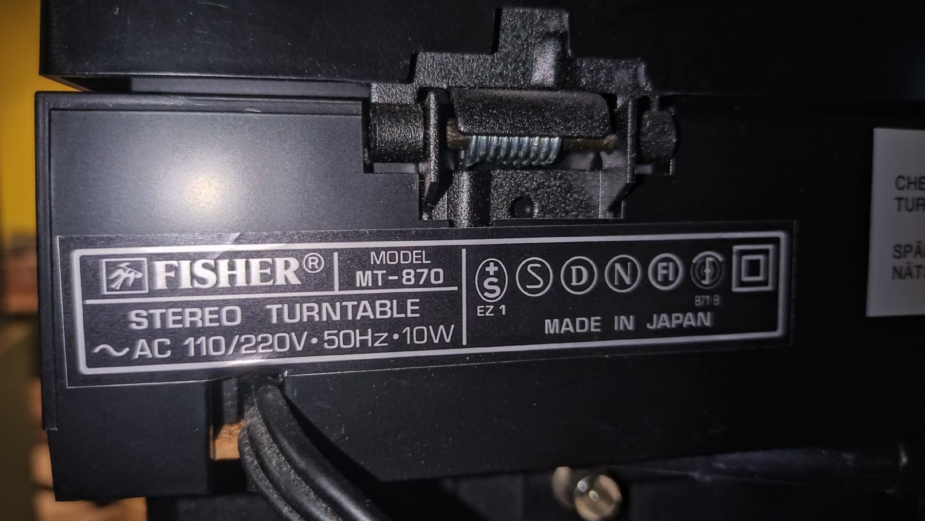 Plattenspieler: Ensemble audio Fisher Studio-Standard 870 – Gebraucht aus Farvagny-le-Grand von LaCaverne 1