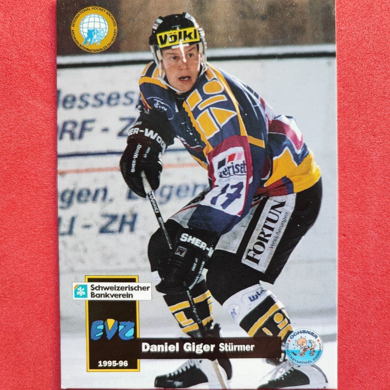 Sammelbilder & Trading cards: Daniel Giger - EV ZUG - 1995/96 – Gebraucht aus Dübendorf von kb86_MOVIE