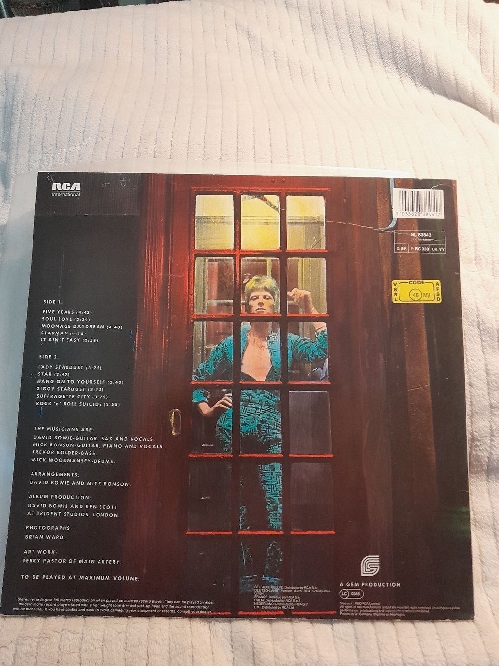 Dischi in vinile: David Bowie Ziggy Stardust Vinyl LP  NM – Nuovo (secondo la descrizione) da oekingen venduto da beauty1964 1