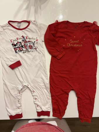 Disney Weihnachtspyjama, Gr. 92,2 Stk.