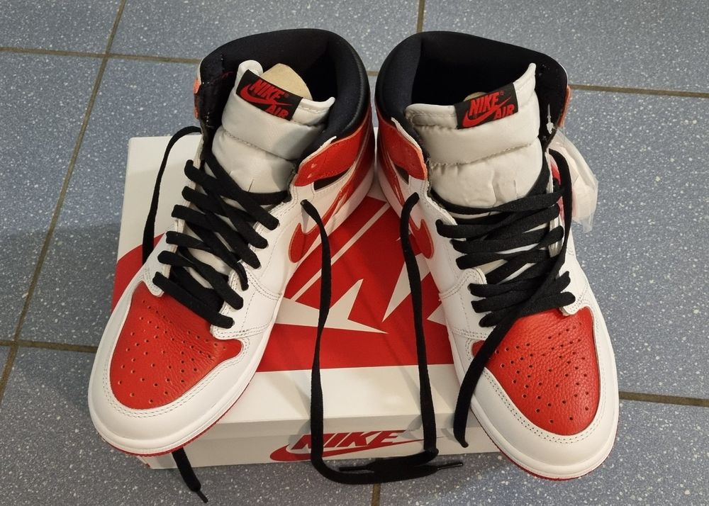 Jordan 1 cheap rot weiß