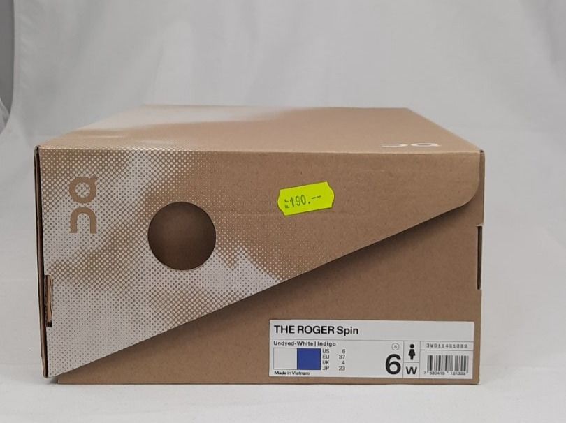 On Scarpe da uomo: ON the Roger Spin Sneaker weiss indigo Gr. 37 – Nuovo e nell'imballaggio originale da Seuzach venduto da VT-Collections1 8