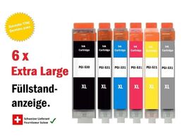 PGI-530 XL CLI-531 XL – Drucker-Patronen kompat. Canon (1x6)