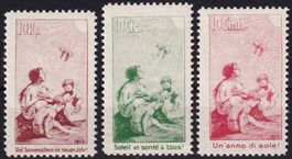 1912 Pro Juventute Vorläufer Nr. l-lll postfr.**, mit Attest