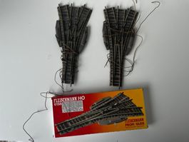 3x Dreiwegweiche von fleischmann 6158