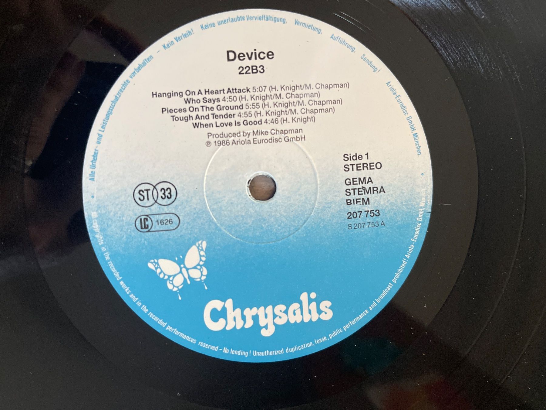 Schallplatten: A105/Device - 22B3 – Gebraucht aus Frutigen von Philippe_jsp 2