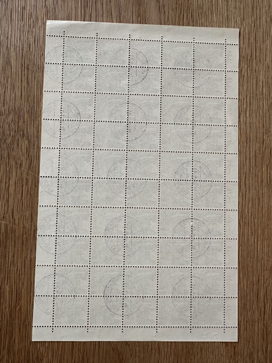 Tous les timbres: Schweiz - SDN 3Rp Bogen gestempelt 31.3.1947 – D'occasion à Schmitten / FR par Samsara169 1
