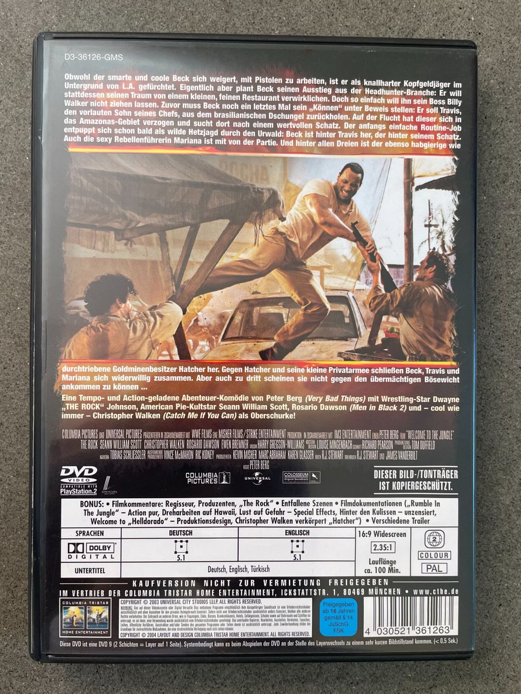 Tutti i DVDs: DVD Welcome to the Jungle – Usato da Zofingen venduto da angito 2