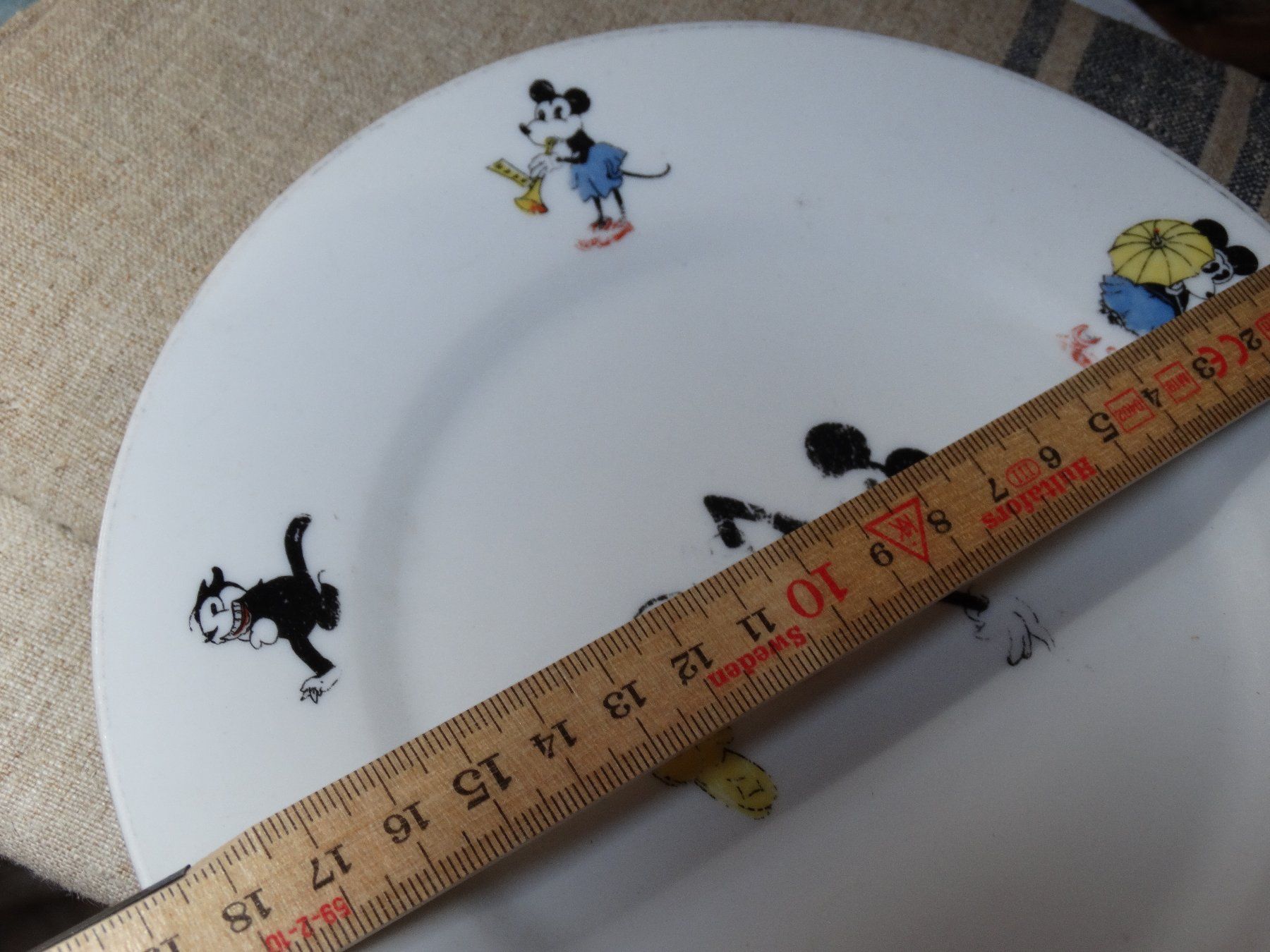 Disney Piatti: antiker Kinderteller mickey Micky Maus Mickey Mouse Disney – Usato da Grossaffoltern venduto da amo64 5
