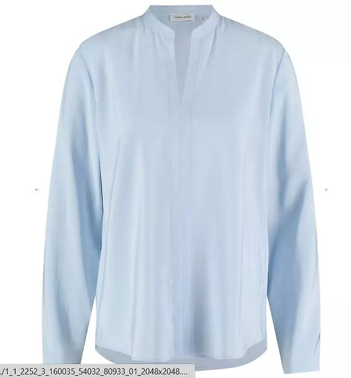 Blusen: Gerry Weber, Bluse, Gr. 40, hellblau – Gebraucht aus Gunzgen von Isicroft