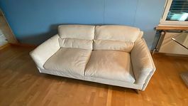 Bequemes 2-Sitzer Ledersofa